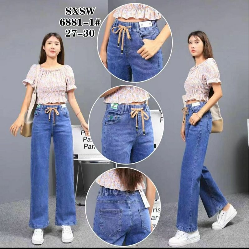 CELANA JEANS WANITA KULOT CUTBRAY PREMIUM IMPORT//BAHAN FULL STREET //BRAND SXSW