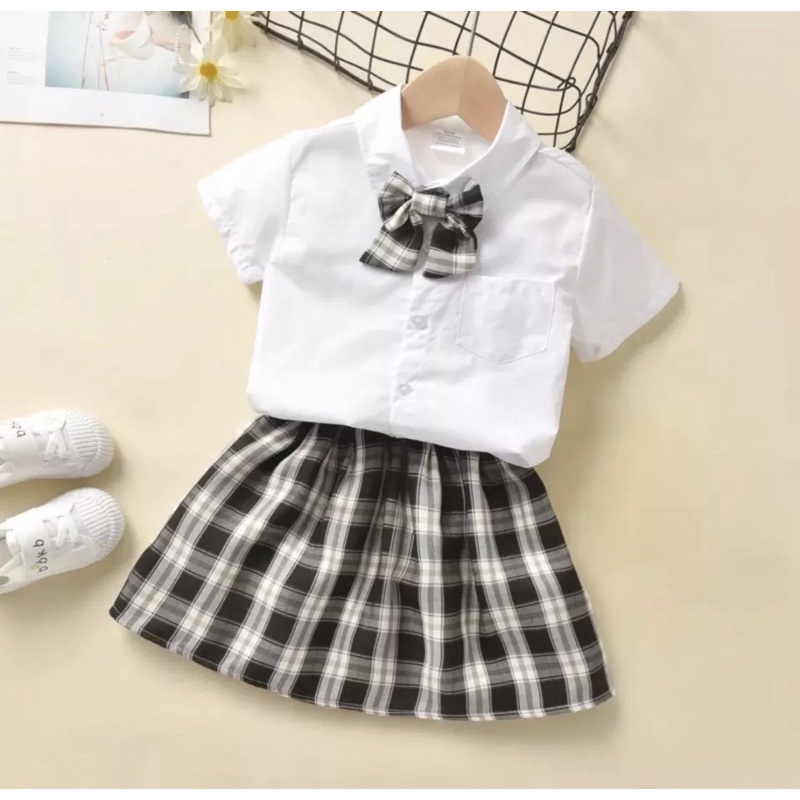 COD FREE ONGKIR SETELAN DRESS BAYI ANAK MOTIF DASI PITA TERBARU USIS 1-5 TAHUN BAHAN KATUN LEMBUT/ SETELAN DRESS BAYI ANAK PEREMPUAN/ SETELAN DRESS BAYI ANAK WANITA/ DRESS TERBARU ANAK PEREMPUAN/ DRESS TRENDY DASI PITA ANAK  PEREMPUAN CASH ON DELIVERY COD