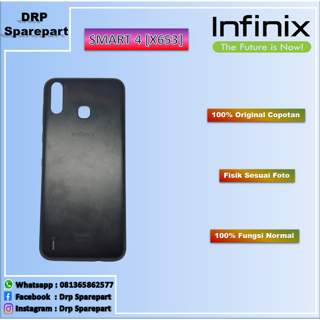 [ORIGINAL COPOTAN CASING BACKDOOR BACKDOOR INFINIX SMART 4 X653