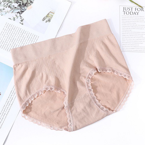 Celana Dalam Garis Panjang ZXY-05 Underwear Frill Design Renda Pants Import Short Wanita Seamless