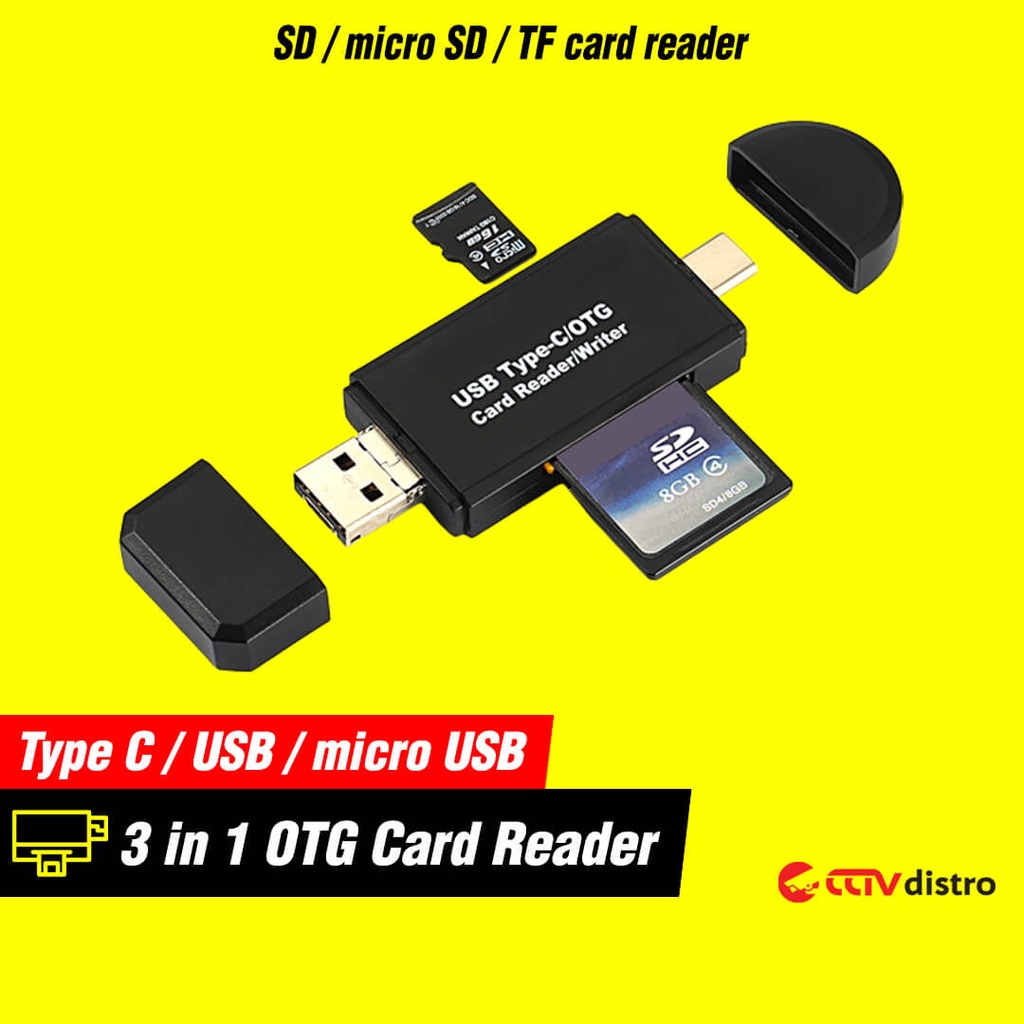 Card Reader Type C / USB / Micro USB / SD / Micro SD / TF Mini OTG