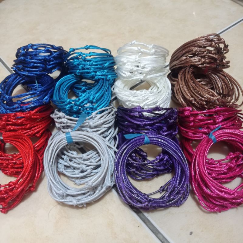 gelang polos warna tali korea premium#cartinhy