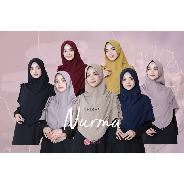 KHIMAR NURMA by ZIZARA - Khimar instan jilbab instan khimar syari kerudung syari jilbab instan syari