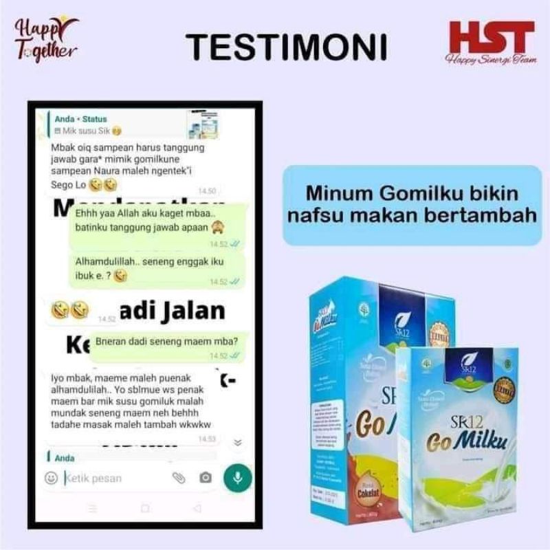 

Gomilku SR12/ susu penambah berat badan