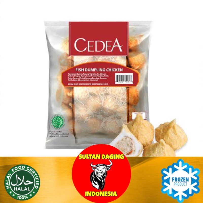 

CEDEA DUMPLING IKAN ISI AYAM FISH DUMPLING CHICKEN 500 GRAM/ DUMPLING/DUMPLING AYAM/CHICKEN DUMPLING