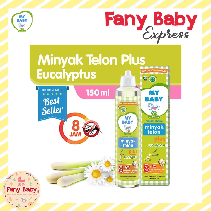 MY BABY MINYAK TELON PLUS ANTI NYAMUK 8 JAM [BEST SELLER]