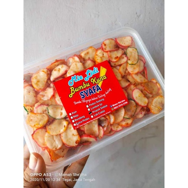 

krupuk seblak kemasan box 500ml