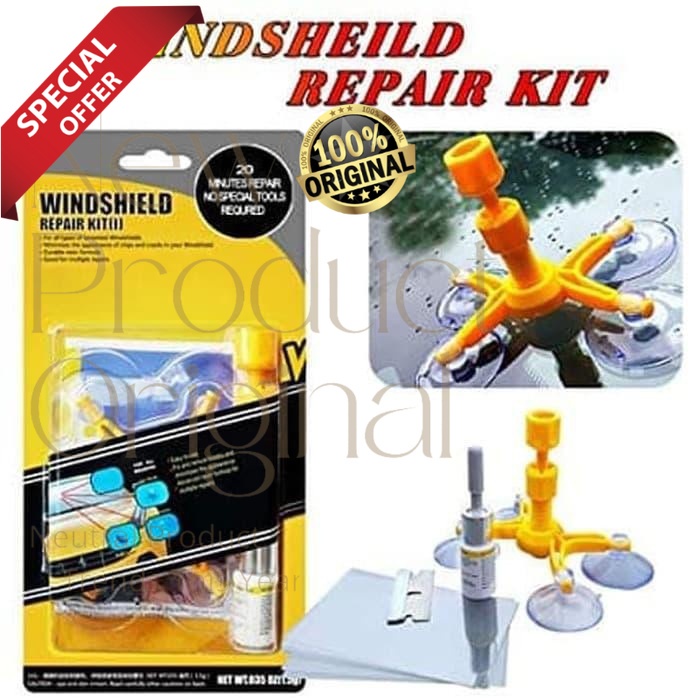 

Trmurah Suplier GLASS REPAIR KIT lem kaca retak glue repair anti crack New Warna ukuran tersedia full size
