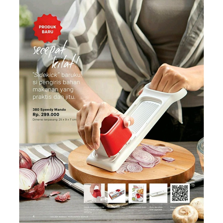 TUPPERWARE PROMO | Speedy Mando | Alat Pengiris Bawang , Singkong , dll