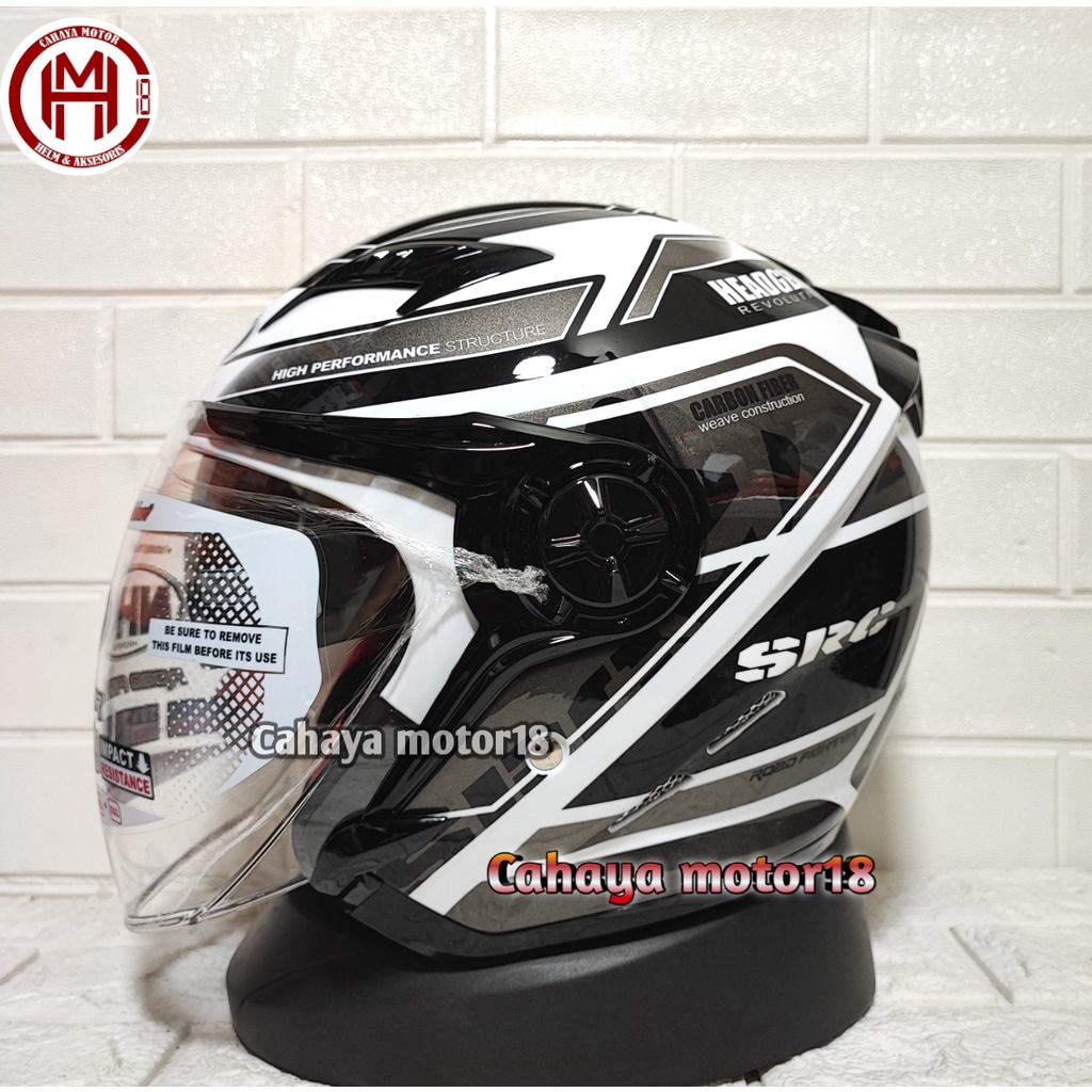 HELM NHK GLADIATOR TOURING WHITE SILVER|HALF FACE