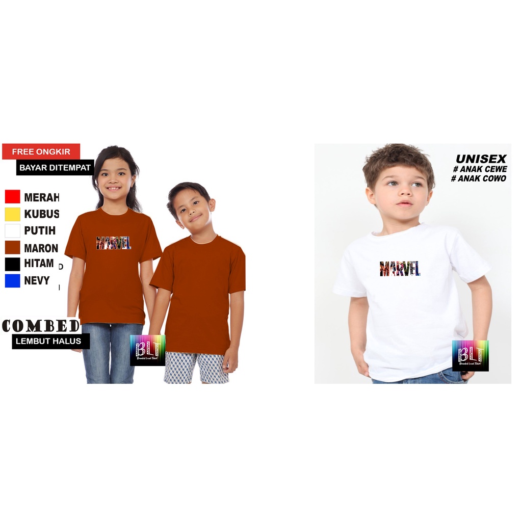 Promo Kaos  MARVEL DTF HENG SUPER HERO AVANGER Anak Anak  Lengan Pendek Combed 30S Atasan Anak2 cowok cewek Kaos Murah kaos anak kartun kaos anak anime kaos anak murah kaos anak hits kaos viral