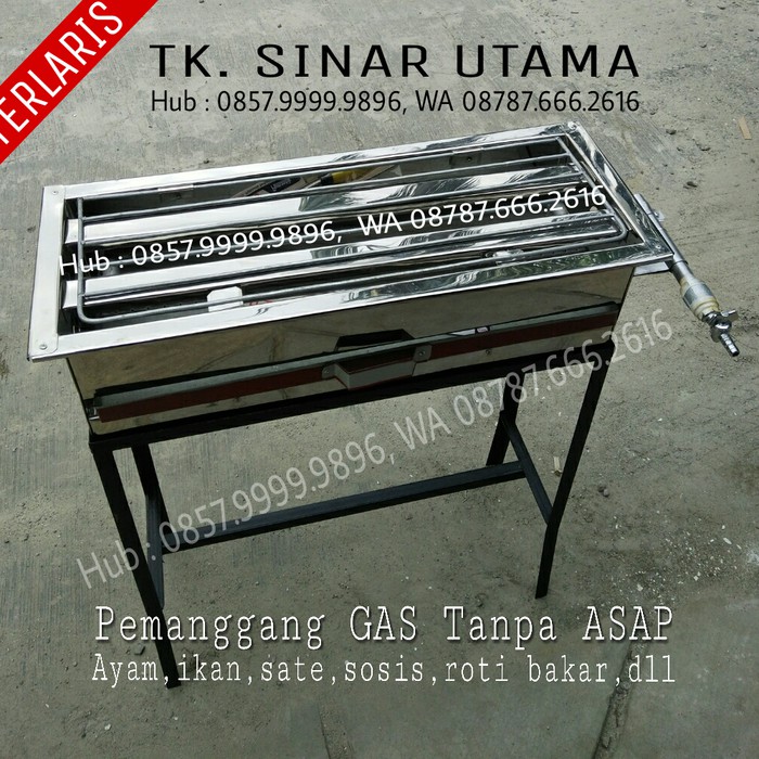 Panggangan Gas Meja Sosis Bakar Ikan Ayam Sate Kompor Panggang Best Quality Shopee Indonesia