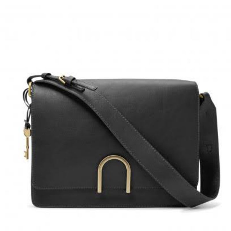 FOSSIL FINLEY SHOULDER BAG BLACK