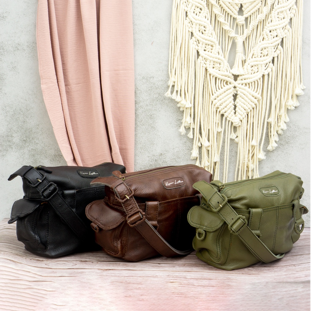 Tas Kerja Kulit Asli - Tas Wanita Kulit Asli -LAURA- Kenes Leather
