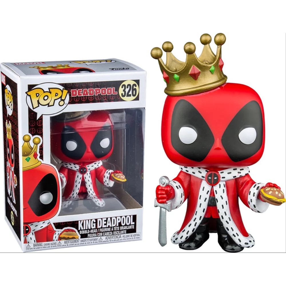 Funko Pop Marvel - King Deadpool FYE