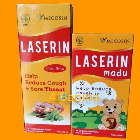 Laserin syrup obat batuk / Laserin madu / laserin dewasa dan anak