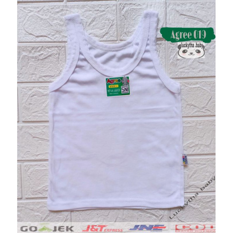 AGREE SF 019 -singlet bayi &amp; anak AGREE 019 S.M.L.XK.XXL / KAOS KUTANG BSYI &amp; ANAK/SINGLET AGREE 019