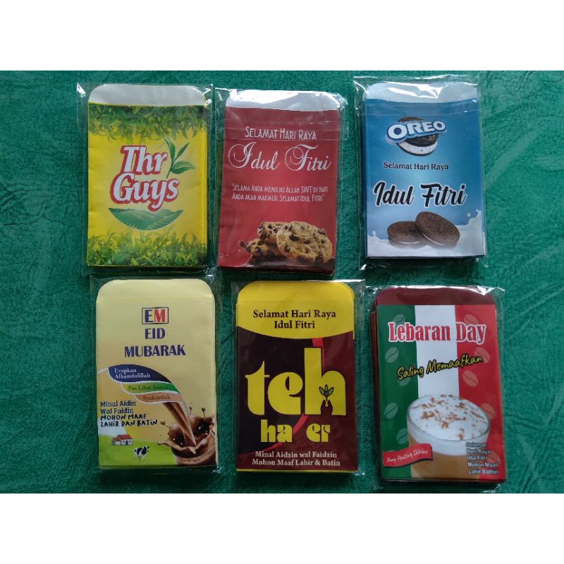 amplop lebaran snack/ amplop unik