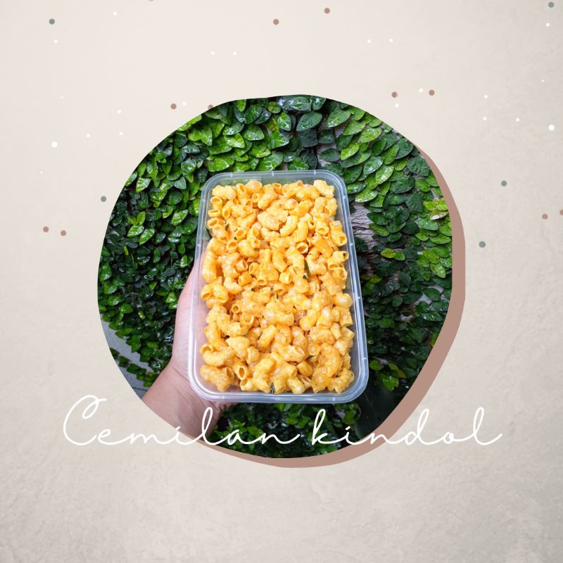 

makaroni ori,pedas,mix extra daun jeruk kemasan cup uk 500Ml