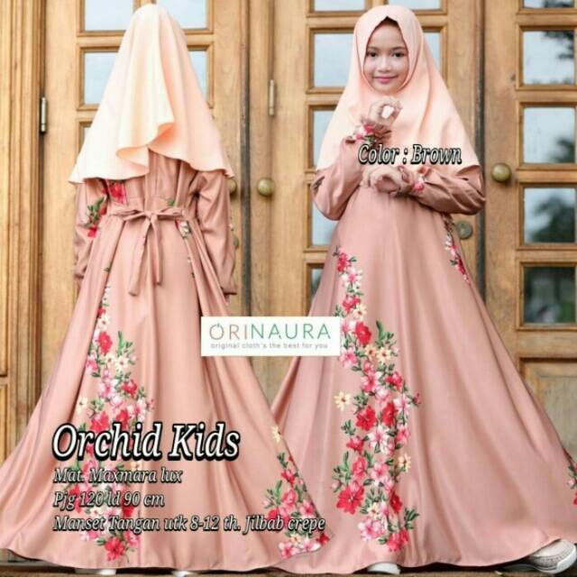 dDeltaGamis Set Anak Orchid ORI NAURA