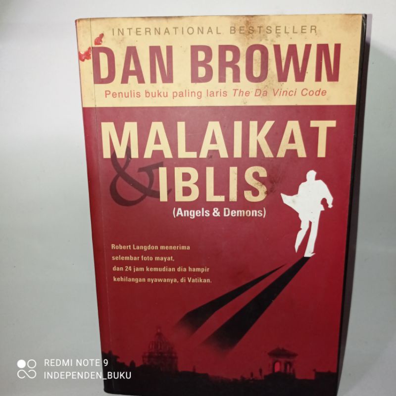 DAN BROWN (MALAIKAT &IBLIS)