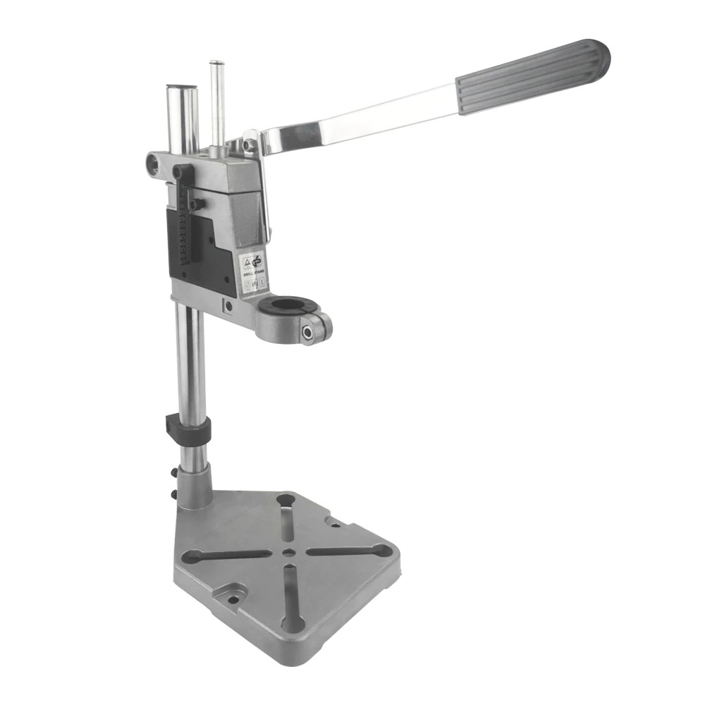 Bracket Bor Electric Drill Grinder Rack Stand Clamp Bench Press - TZ-6102 - Silver