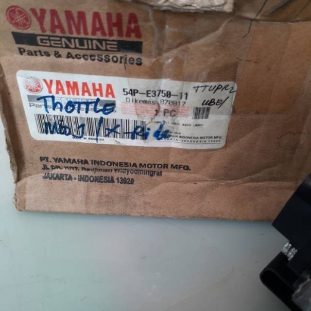 throttle trottle body bodi Mio j mio soul gt x ride 110 Original YGP 54PE375011
