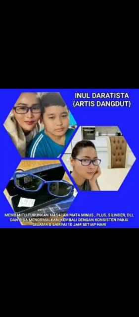 Kaca mata kesehatan terapi k-ion nano reguler obat sakit mata sakit kepala