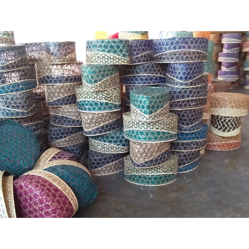 Songkok Bambu Model Sambungan