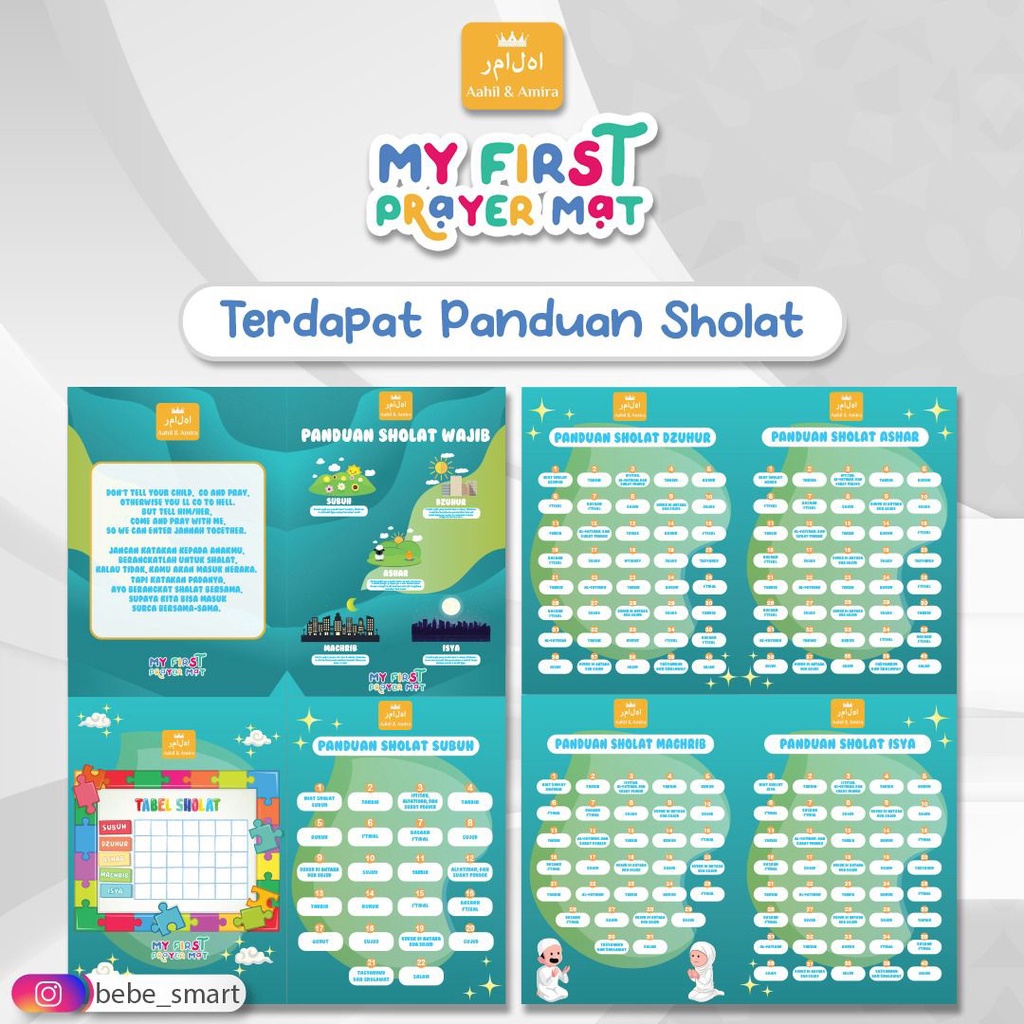 Bebe Smart My first Pray Mat / Sajadah anak