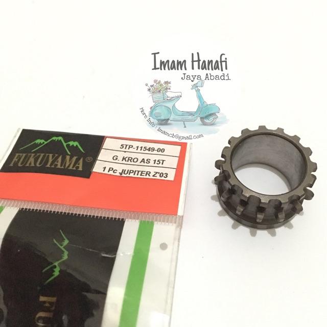 Gigi Gir Gear Sprocket Cam Askruk Kruk As Sentrik Timing Cryton Jupiter Mio Vega ZR 14T 15T 17T RR-5TP-11549-00