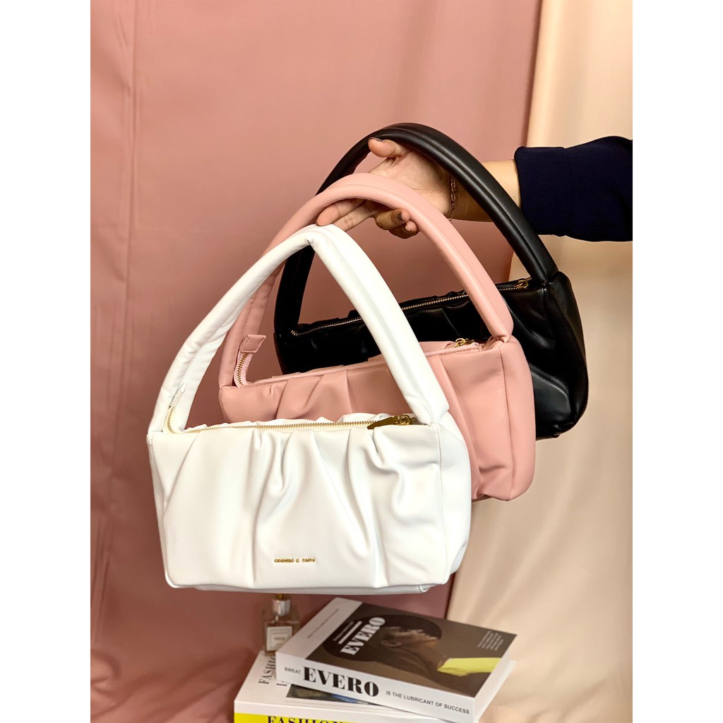 [7.7 Boombastis Sale⚡] - TAS WANITA CK803 RUCHED TOP HANDLE BAG PREMIUM IMPORT