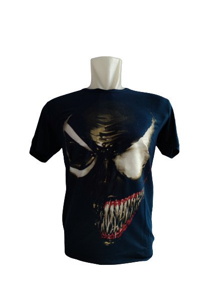 Kaos Pria Venom New Rhymes Baju Tshirt Cowok Dewasa Karakter Premium