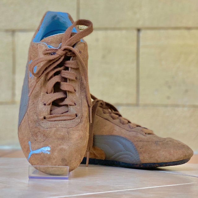 Preloved Womens Puma Speed Cat Suede Motorsport Ladies Shoes - second bekas