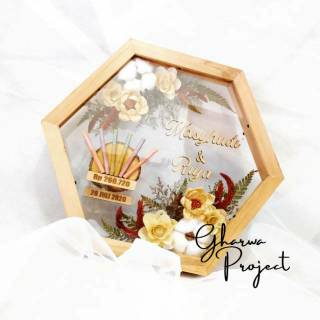 FRAME TRANSPARAN FIGURA BINGKAI  MAHAR SESERAHAN  HANTARAN 