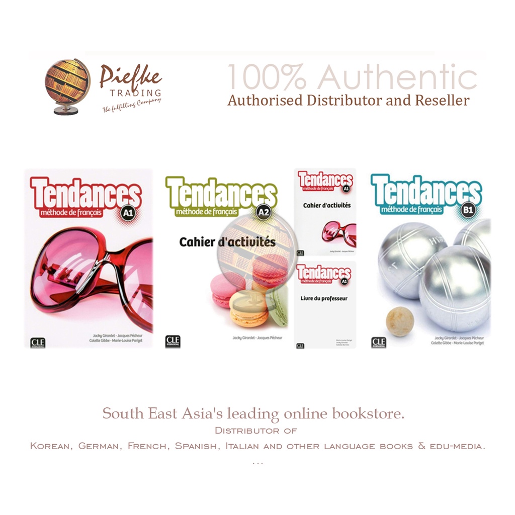 TENDANCES A1, A2, B1,C1,C2 : Student book, Exercises book, Teachers Guide:9782090385250:978209038526