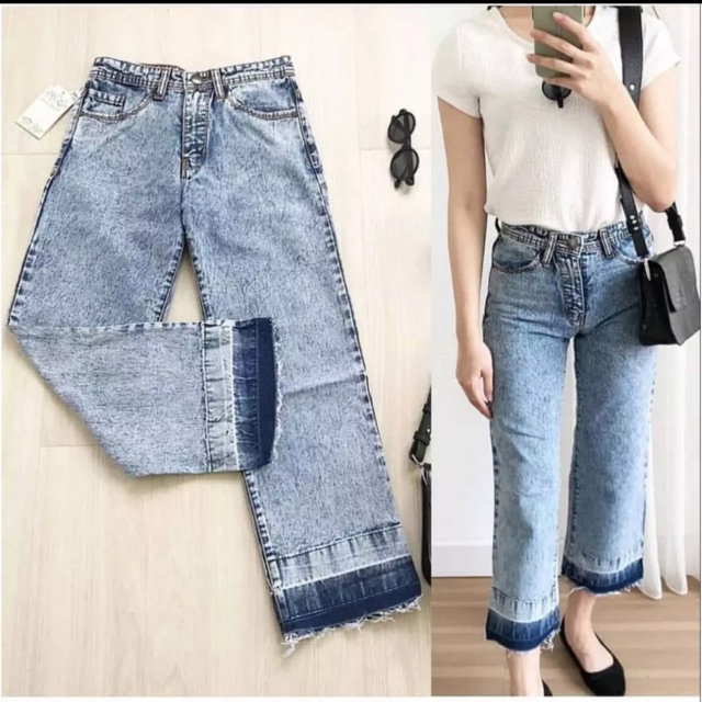 Original jeans lea wanita cutbray