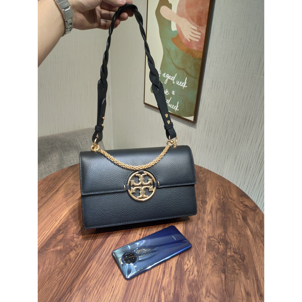 [Instant/Same Day]931   81688  19cm/27cm Original TB cowhide material lady single shoulder bag cross body bag handbag chain bag