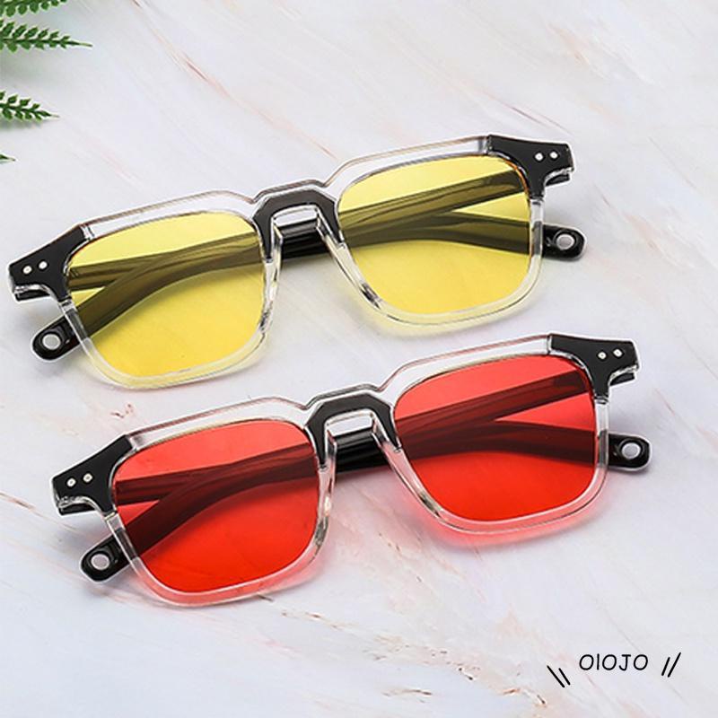 【COD】Kacamata Hitam Gaya Retro Untuk Fashion