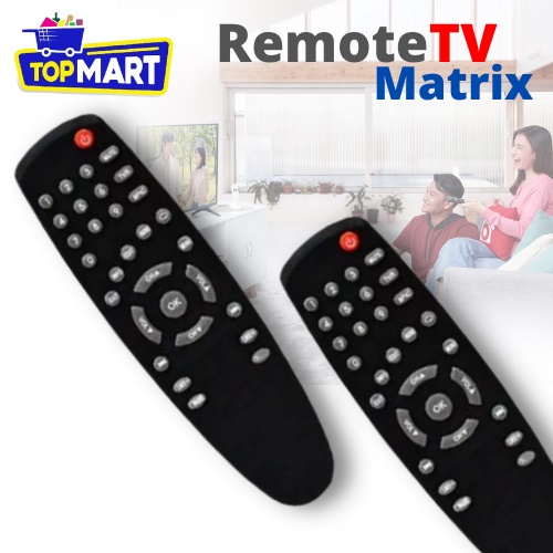 Remot remote Matrix Nexia Mpeg2 Parabola Receiver Remote TV GSF Matrix TOPMART