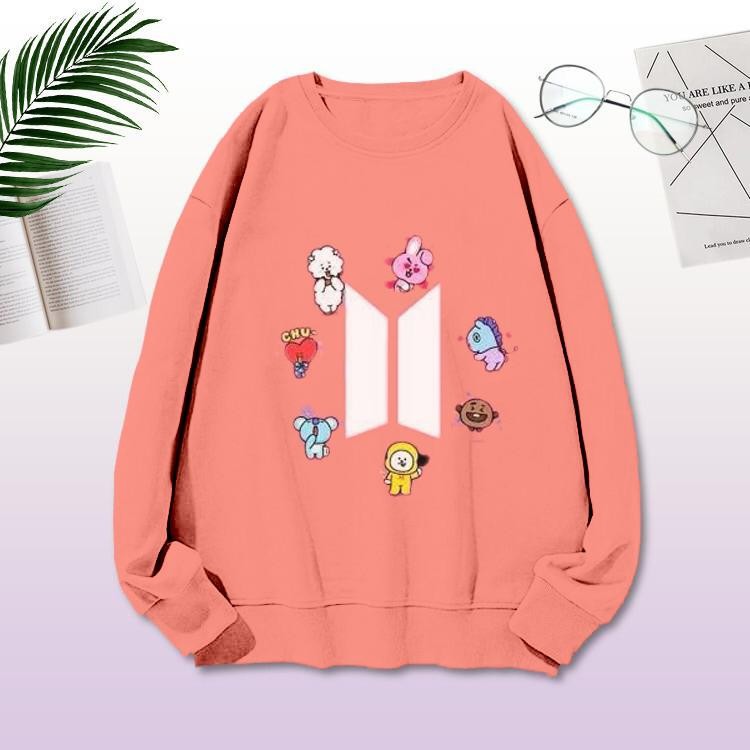 SWEATER BTS LOGO ARMY