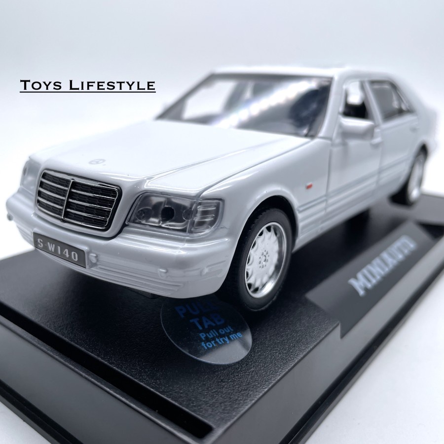 Mobil MiniAuto Diecast - Mercedes Benz S Class W140 Skala 1:32