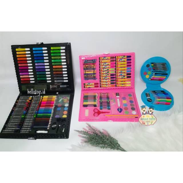 

Hellotoys paket ART SET / colouring / crayon spidol gunting anak