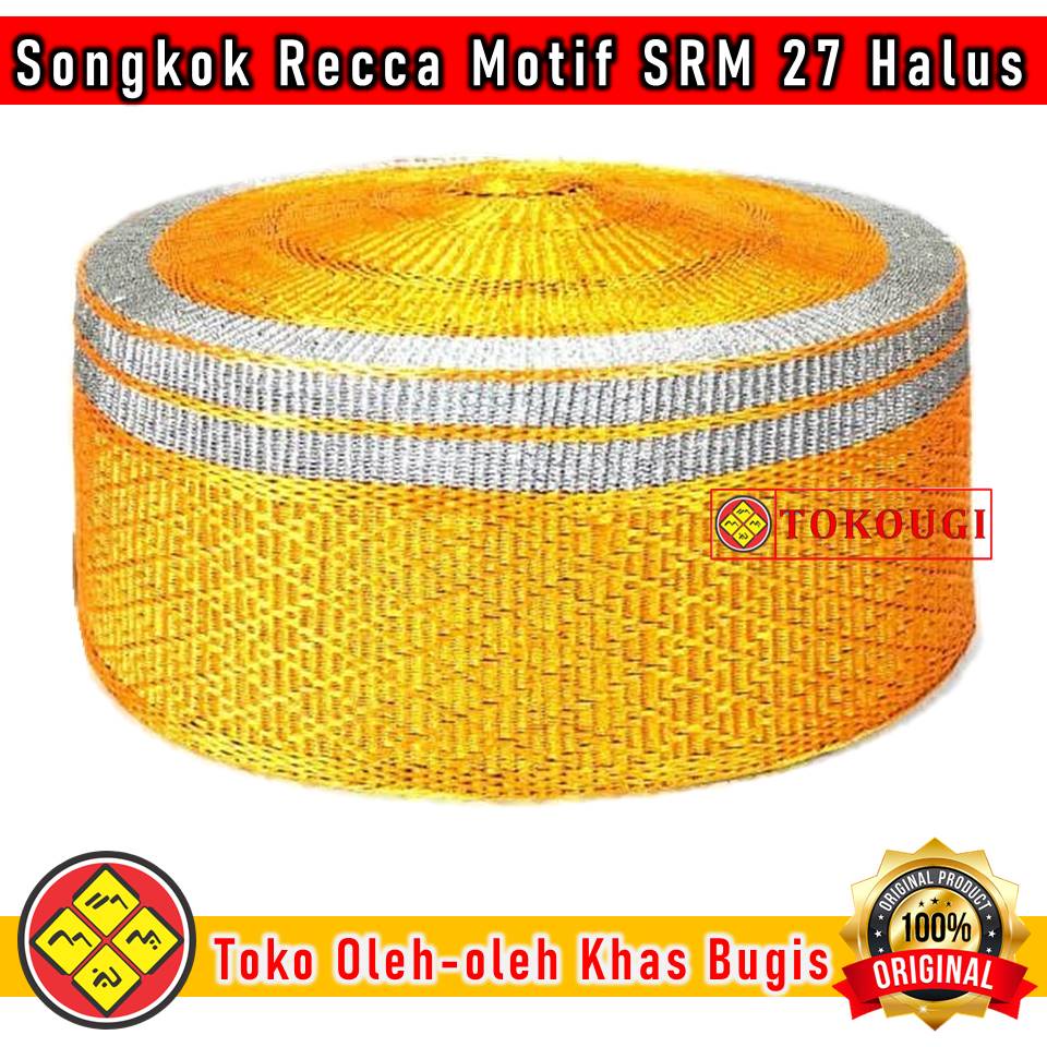 Songkok Recca Bone Kopiah Bugis Makassar Recca Bone Type SRM 27 Halus Terlaris