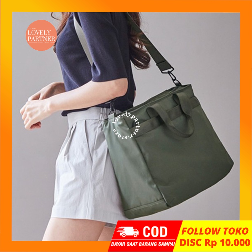 WB22 Tas Selempang Pria Wanita Waterproof Bisnis Bag Import Korea Murah Perempuan Cewek Oxford Premium Ransel Laptop Besar Formal Model Polos Keren Dan Cantik Jalan Olahraga Cowok Laki Leptop 14 Bag 13 inch stylish Miniso Kuat Piknik Backpack Slempang