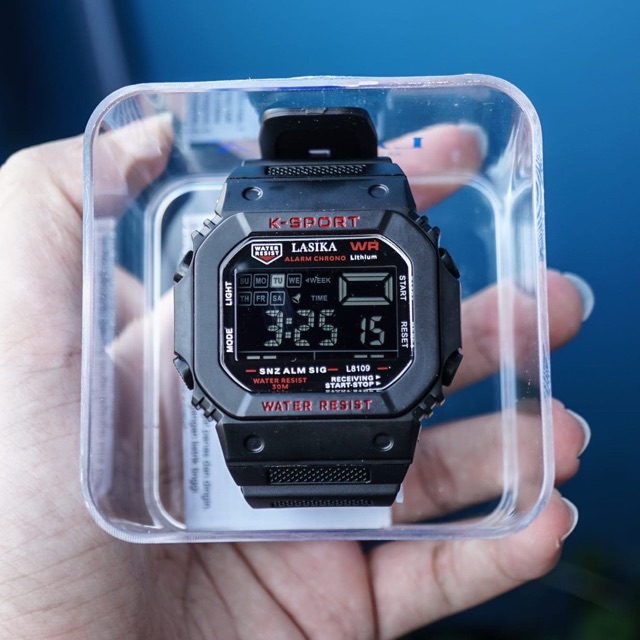 TERLARIS Jam Tangan Lasika L8109 Sport Digital Pria Water Resistant COD