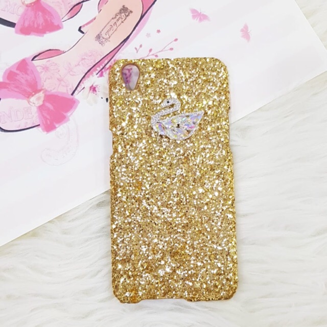 Glitter Case Swan Oppo F3 Oppo F1s F9 F5