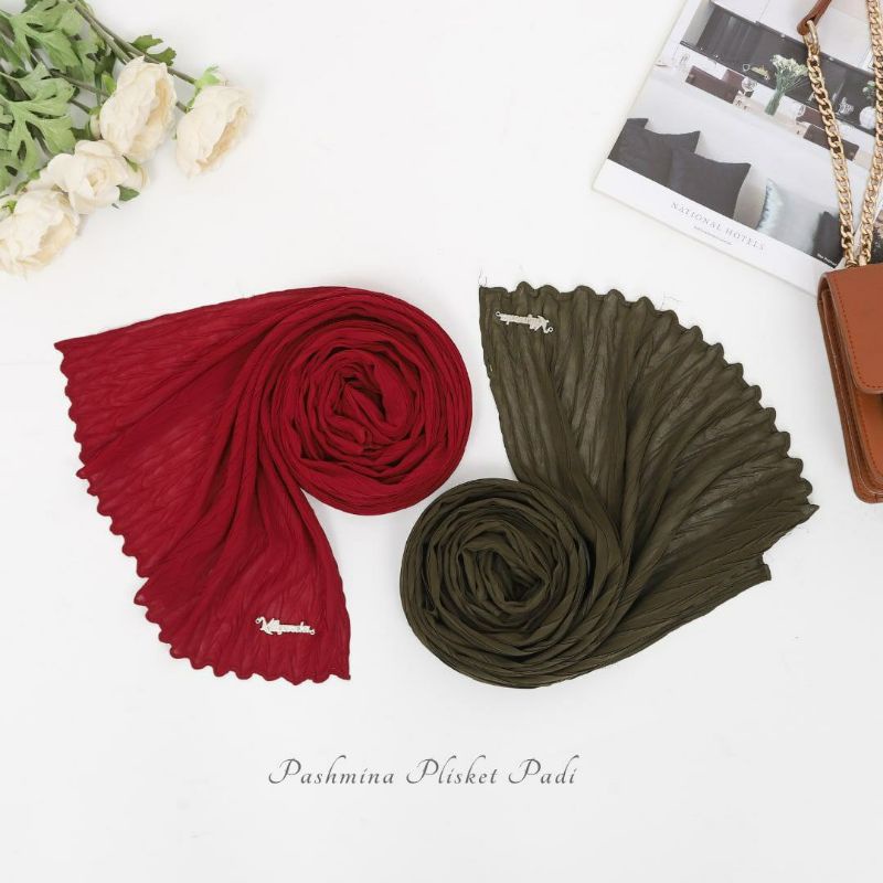 Pashmina Plisket Padi