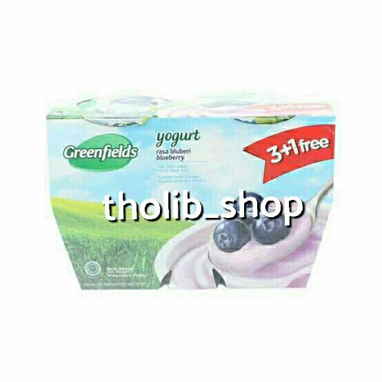 

greenfields yogurt blueberry 4 x 125gr