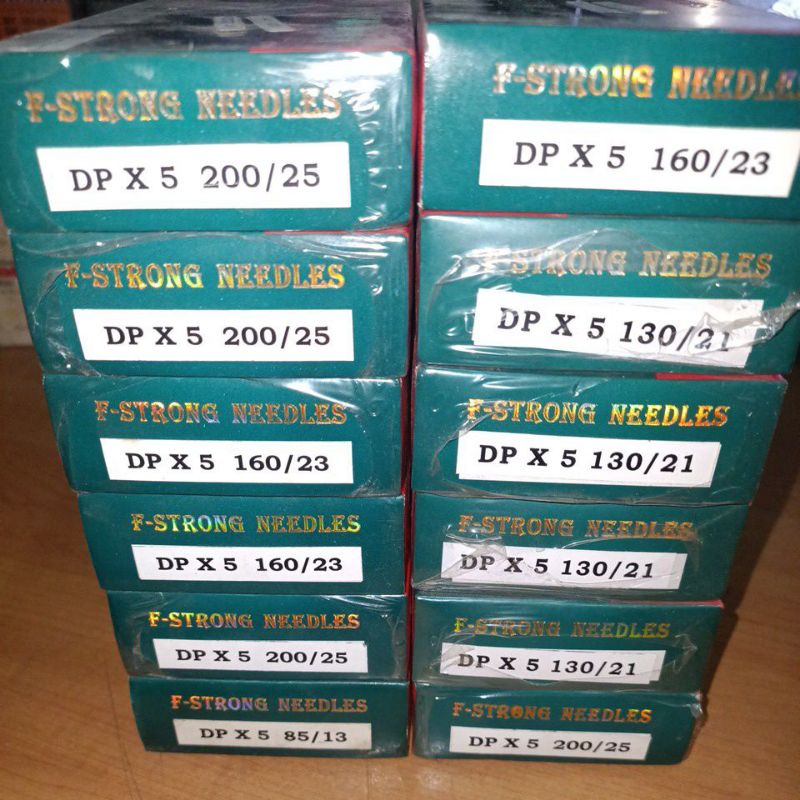 Jarum DP x 5 nomor 13,21,23,25 merk F-STRONG tiger